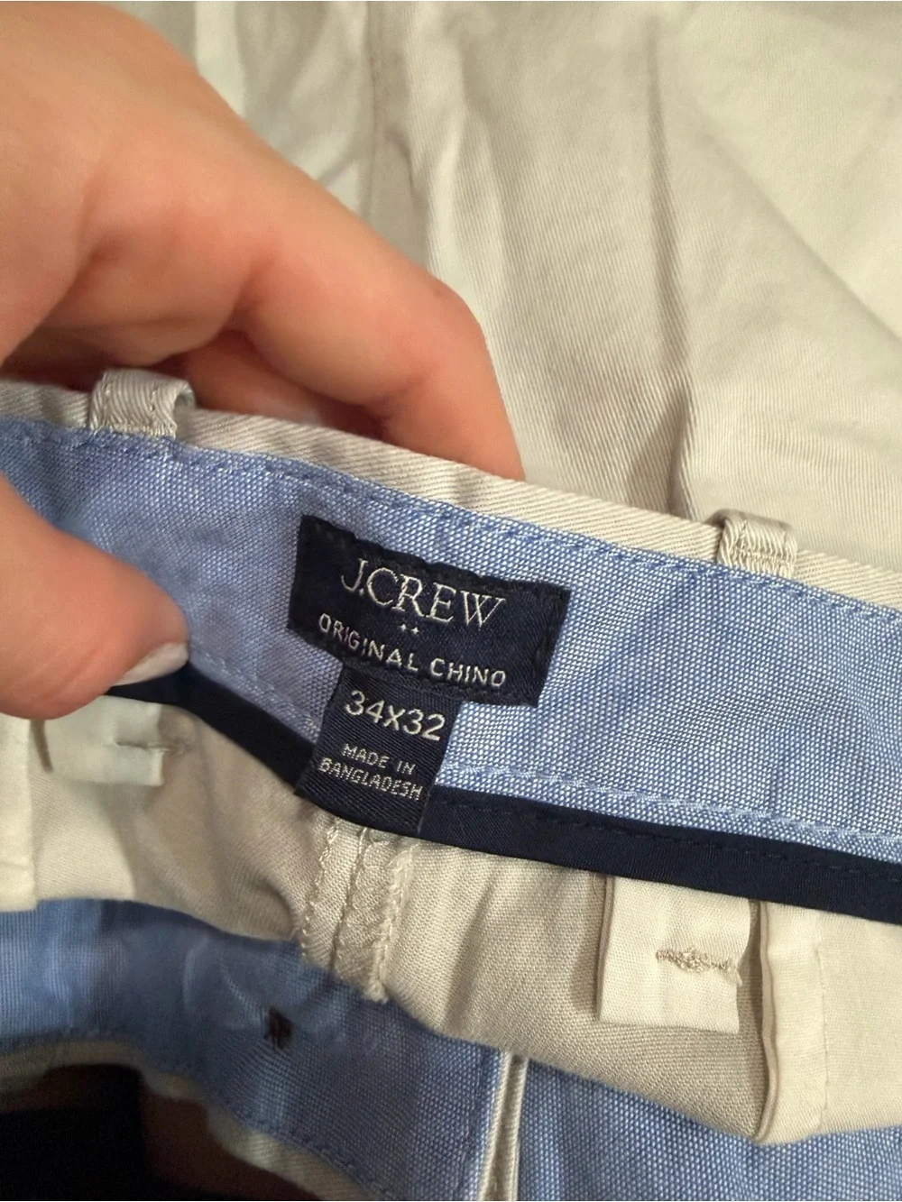 J crew stone Straight-fit tech chino pant